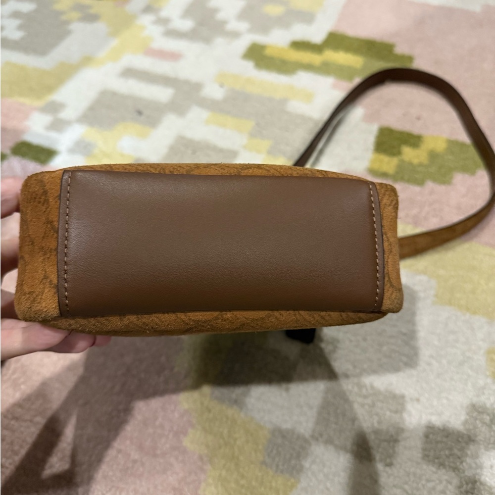 Coach Hadley Mini Suede Bag - Picture 5 of 15